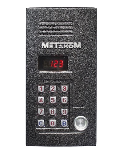 Блок вызова домофона Метаком MK2012-TM4E в Рубцовске Блоки вызова многоабонентные Pintop.ru