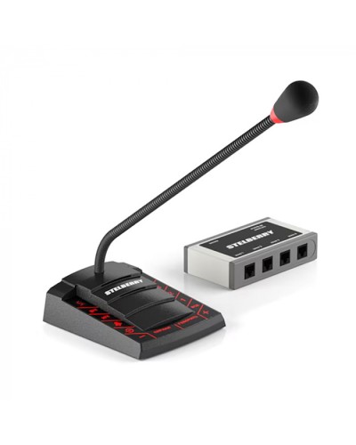 Пульт громкого оповещения STELBERRY F-741 в Рубцовске Микрофонные консоли и микрофоны Pintop.ru