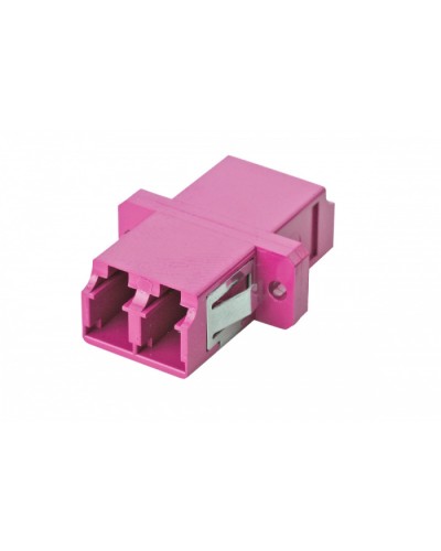 Адаптер OM4, LC дуплекс, с фланцами, пурпурный Eurolan (36A-40-2L-02MG) в Рубцовске Проходные адаптеры Pintop.ru