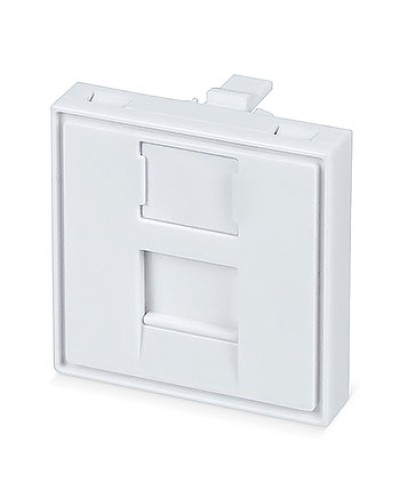 Вставка 45x45 (Mosaic) для 1 модуля формата Keystone Jack (FP-45-1M) Пожтехкабель СКС (202-031) (аналог Mosaic) в Рубцовске Модули Keystone Pintop.ru