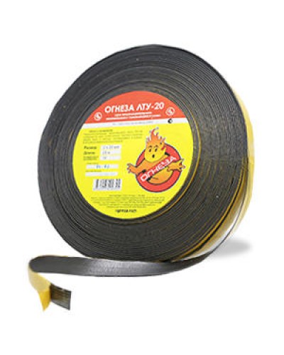 Лента термоуплотнительная ОгнезаОГНЕЗА-ЛТУ 1,5*20 мм., рулон 35 пог.м. в Рубцовске Дополнительное оборудование пожаротушения Pintop.ru