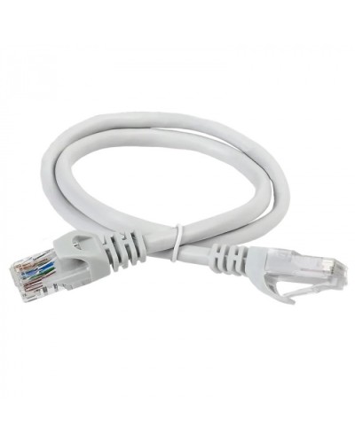 ITK Коммутационный шнур (патч-корд) кат.5Е UTP 1м серый (PC01-C5EU-1M) в Рубцовске Патчкорды (медные) Pintop.ru