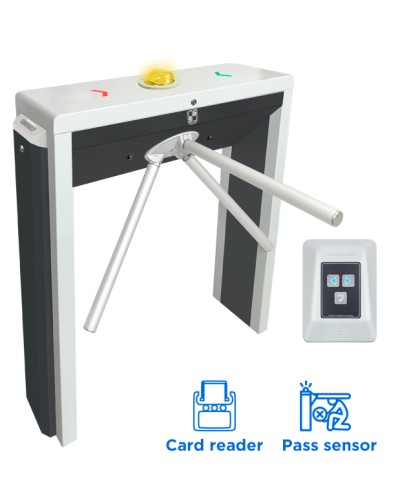CARDDEX Комплект тумбового турникета со встроенным картоприемником STL-03KEC в Рубцовске Турникеты Pintop.ru