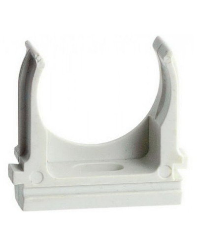 Держатель (клипса) для гофрированной или жесткой гладкой трубы D25 мм (10 шт/уп) Экопласт 41725-10 в Рубцовске Держатели, клипсы, скобы Pintop.ru
