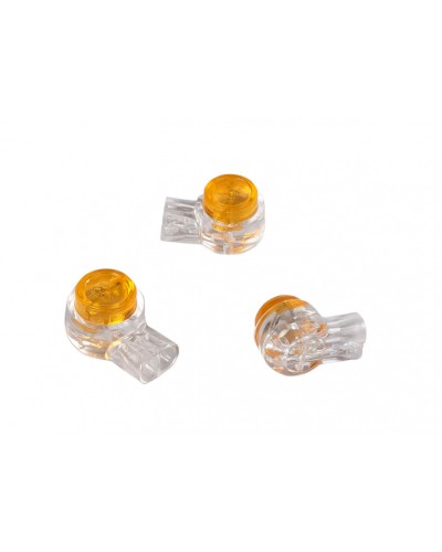 зажим соединительный скотч-лок, жила 0,4-0,7мм, (25 шт) Cabeus (KT1-UY) в Рубцовске Коннекторы и разъемы Pintop.ru