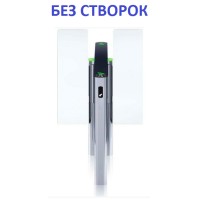 Турникет с крышкой из закал. стекла с центральной вставкой из нерж. стали (без учета створок) PERCo-STD-01