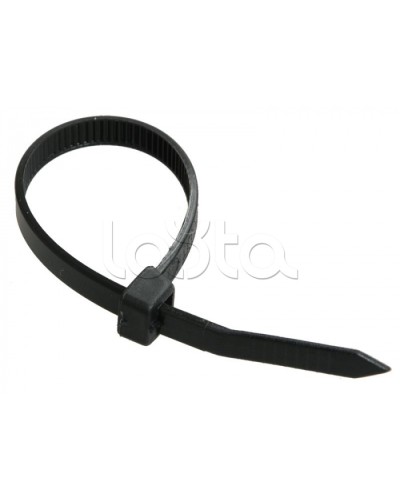 Стяжка 200x3,6 мм нейлоновая, черная IEK (UHH32-D036-200-100) в Рубцовске Стяжки-хомуты Pintop.ru