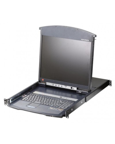 KVM консоль с переключателем ATEN KL1516AIN-AXA-RG в Рубцовске Системы видеонаблюдения Pintop.ru