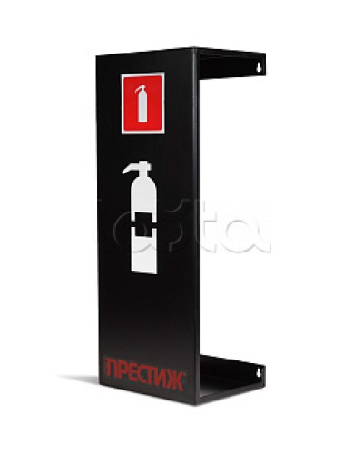 Подставка настенная под огнетушитель ПРЕСТИЖ черная ПОЖТЕХНИКА в Рубцовске Аксессуары для огнетушителей Pintop.ru