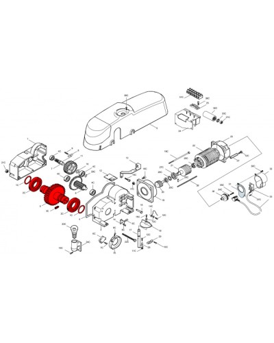 Клемная колодка подключения с держателем предохранителя Came 119RIE205 в Рубцовске Запчасти для шлагбаумов и автоматики Pintop.ru