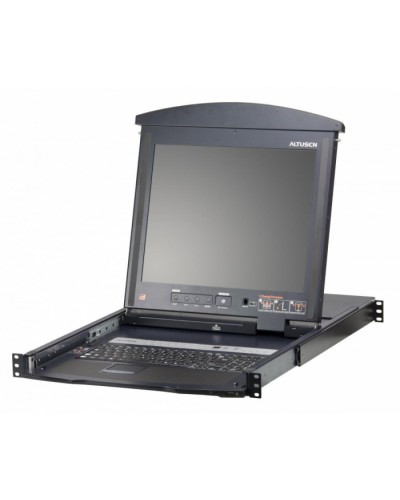 KVM консоль с переключателем ATEN KL1516AM-AXA-RG в Рубцовске Системы видеонаблюдения Pintop.ru