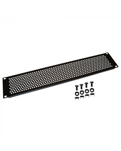 19 вентиляционная фальш-панель 2U, черная LANMASTER (LAN-DC-VNP-2U) в Рубцовске Вентиляторные модули Pintop.ru