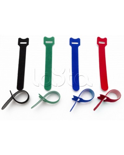 Хомут для кабеля, липучка с мягкой застежкой Hyperline WASN-310-BK-10 в Рубцовске Стяжки-хомуты Pintop.ru