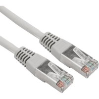 Патч-корд F/UTP, CAT 5e, RJ45-RJ45, 26AWG, LSZH, серый, 0,3м REXANT 02-0110-03