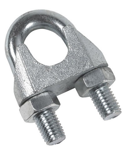 Зажим троса D3 усиленный ПожТехКабель (890-510) в Рубцовске Трос и аксессуары Pintop.ru