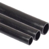 Труба гладкая ПНД тяжелая диам 20 мм, цвет чёрный (3м) Экопласт 23020