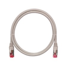 Шнур коммутационный 2хRJ45/8P8C S/FTP кат.6A (NMC-PC4SA55B-100-C-GY) NIKOMAX (10 м)