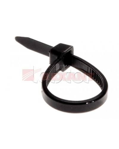 Хомут-стяжка нейлоновый 2.5х60 мм чёрный (100шт/уп) REXANT 07-0061 в Рубцовске Стяжки-хомуты Pintop.ru