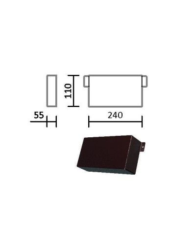 Монтажный кожух Vizit МК-400CB в Рубцовске Аксессуары для многоабонентных систем Pintop.ru