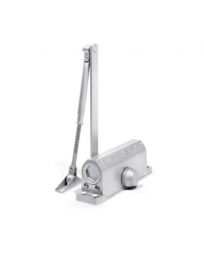 Доводчик дверной с рычажной тягой DC-065 EN3/4/5, серебро NOTEDO DC065S в Рубцовске Доводчики Pintop.ru