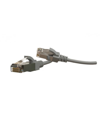 Патч-корд S/FTP Hyperline (PC-LPT-SFTP-RJ45-RJ45-C6-2M-LSZH-GY) в Рубцовске Патчкорды (медные) Pintop.ru