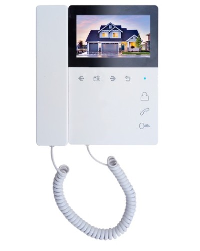 Монитор цветного видеодомофона Tantos Elly-S с трубкой VZ в Рубцовске Абонентские видеоустройства Pintop.ru