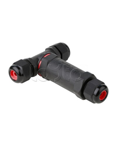 Кабельный коннектор Т-образный (клеммник 3PIN) IP68 FreeTools EKF (plc-uac-cb3T) в Рубцовске Коннекторы Pintop.ru