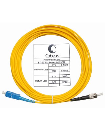 Шнур оптический simplex LC/APC-FC/UPC 9/125 sm 10м LSZH Cabeus FOP(s)-9-LC/APC-FC/UPC-10m в Рубцовске Патч-корды оптические Pintop.ru