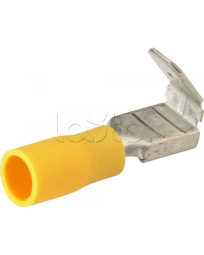 Клемма плоская изолированная 4-6 мм² (КПИ гнездо+штекер - 7.4мм+6.3мм) (100шт/уп) REXANT 08-0452 в Рубцовске Клеммные колодки Pintop.ru