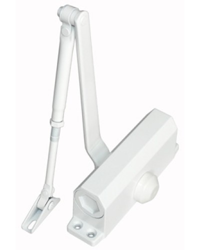 Доводчик двери c тягой EN 3-6, 40 - 130 кг Smartec ST-DC036BCDA-WT в Рубцовске Доводчики Pintop.ru