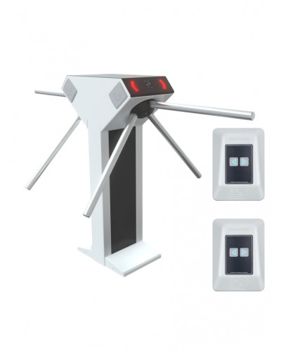 CARDDEX Комплект двухпроходной автономной проходной STR-04AEC в Рубцовске Турникеты Pintop.ru