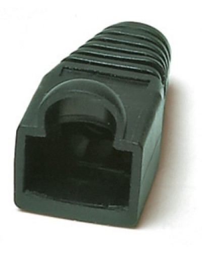 Изолирующий колпачок для разъемов RJ-45, черный (10 шт.) Hyperline BOOT-BK-10 в Рубцовске Коннекторы и разъемы Pintop.ru