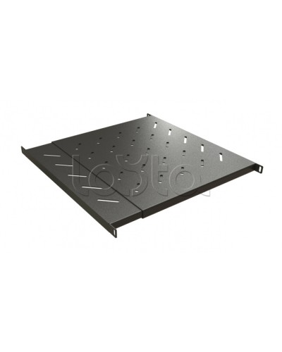 Полка c 19 креплением Hyperline (TSD3L-0.5U-405/700-RAL9005) в Рубцовске Полки для шкафов и стоек Pintop.ru