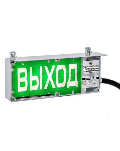 Оповещатель световой Эридан Экран-С-ККВ К1 12-24 VDC ВЫХОД цвет фона белый (КВМ20+ЗГ+ЗГ) в Рубцовске Взрывозащищенное оборудование (Ex) Pintop.ru