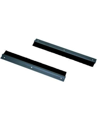 Ввод щеточный 19, 1U для настенных, напольных шкафов (черный) TLK-BRSH-1U-BK в Рубцовске Аксессуары для стоек и шкафов Pintop.ru