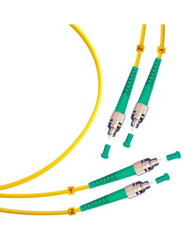 Шнур оптический duplex FC/APC-FC/APC 9/125 sm 25м LSZH Cabeus FOP(d)-9-FC/APC-FC/APC-25m в Рубцовске Патч-корды оптические Pintop.ru