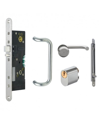 Готовый комплект для установки замка RusGuard Моторный замок RG-Lock 595 (KIT) (Комплект) в Рубцовске Защелки Pintop.ru