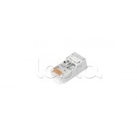 Коннектор NIKOMAX RJ45/8P8C под витую пару, Кат.5е (Класс D), уп-ка 100шт. (NMC-RJ88RZ50SD1-PT-100)