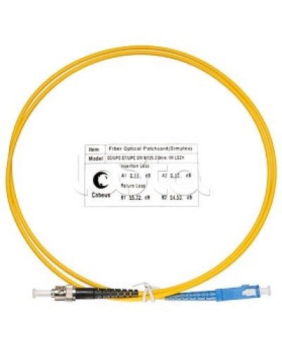 Патч-корд волоконно-оптический SM 9/125 simplex SC-ST LSZH (1 м) Cabeus FOP(s)-9-SC-ST-1m в Рубцовске Патч-корды оптические Pintop.ru