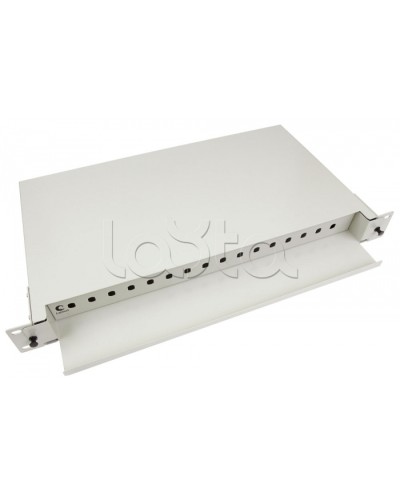 Бокс оптический 19, 1U на 16 ST/FC портов Cabeus ODF-19-16-ST в Рубцовске Кросс оптический Pintop.ru