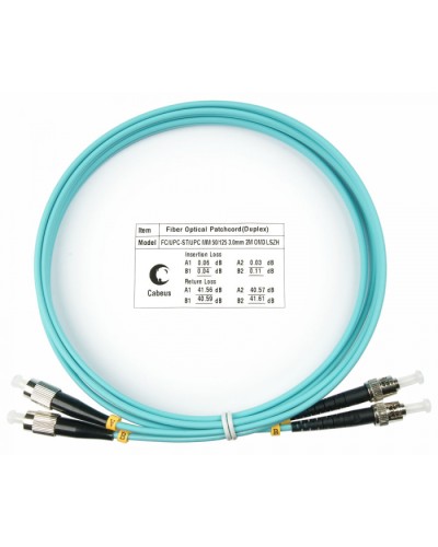 Шнур оптический duplex FC-ST 50/125 mm OM3 1,5м LSZH Cabeus FOP-50-FC-ST-1,5m в Рубцовске Патч-корды и пигтейлы Pintop.ru