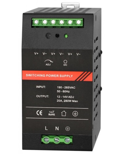 Блок питания Smartec ST-PS120DDU-BK в Рубцовске Дополнительное оборудование для СКУД Pintop.ru