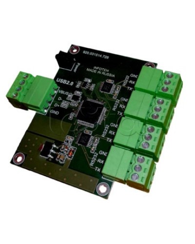 Конвертер USB/RS-232 ИНФОТЕХ AVT-USB/4RS232 в Рубцовске Дополнительное оборудование для ОПС Pintop.ru