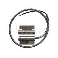 Извещатель охранный точечный магнитоконтактный взрывозащищённый Магнито-контакт Ех ИО102 Al исп.251 (торцевой), с постоянно присоединенным кабелем в металлорукаве (штатно кабель 2х0,75 - 1м), 1Ex d IIC T6 Gb АТФЕ.425119.171