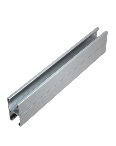 Страт-профиль двойной 41х41 L5500 мм s:1,5 HD85 КМ-профиль (2STP41-41-5500 HD85) в Рубцовске Аксессуары для лотков Pintop.ru