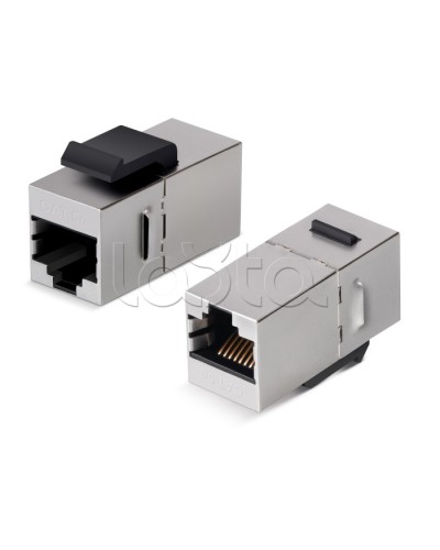Адаптер проходной Cabeus CA-KJ-8p8c-C5e-SH в Рубцовске Проходные адаптеры RJ-45 и разветвители Pintop.ru