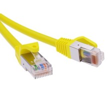Патч-корд экранированный CAT6 F/UTP 4х2, LSZH, желтый, 5м DKC RN6FU4550YL