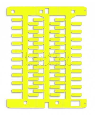 Маркировка для провода, жесткая, для трубочек. 4х23мм. Желтая DKC NUT23Y в Рубцовске Крепежные изделия Pintop.ru