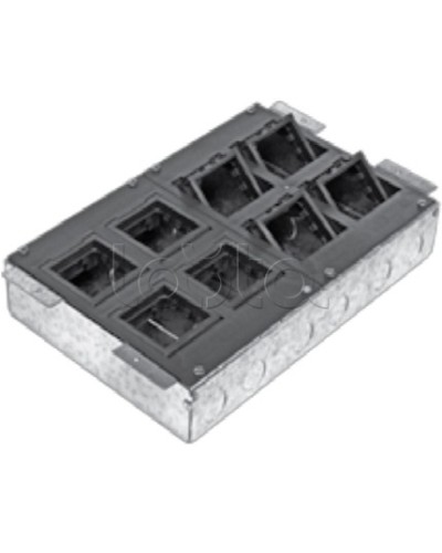 Люк в пол на 8 модулей с суппортом и коробкой Экопласт 70083 в Рубцовске Системы лючков и колонн Pintop.ru