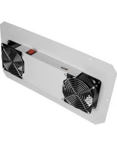 Блок вентиляторный TLK (TLK-FAN2-TERM-GY) для настенных шкафов серии TWC и TWA в Рубцовске Вентиляторные модули Pintop.ru